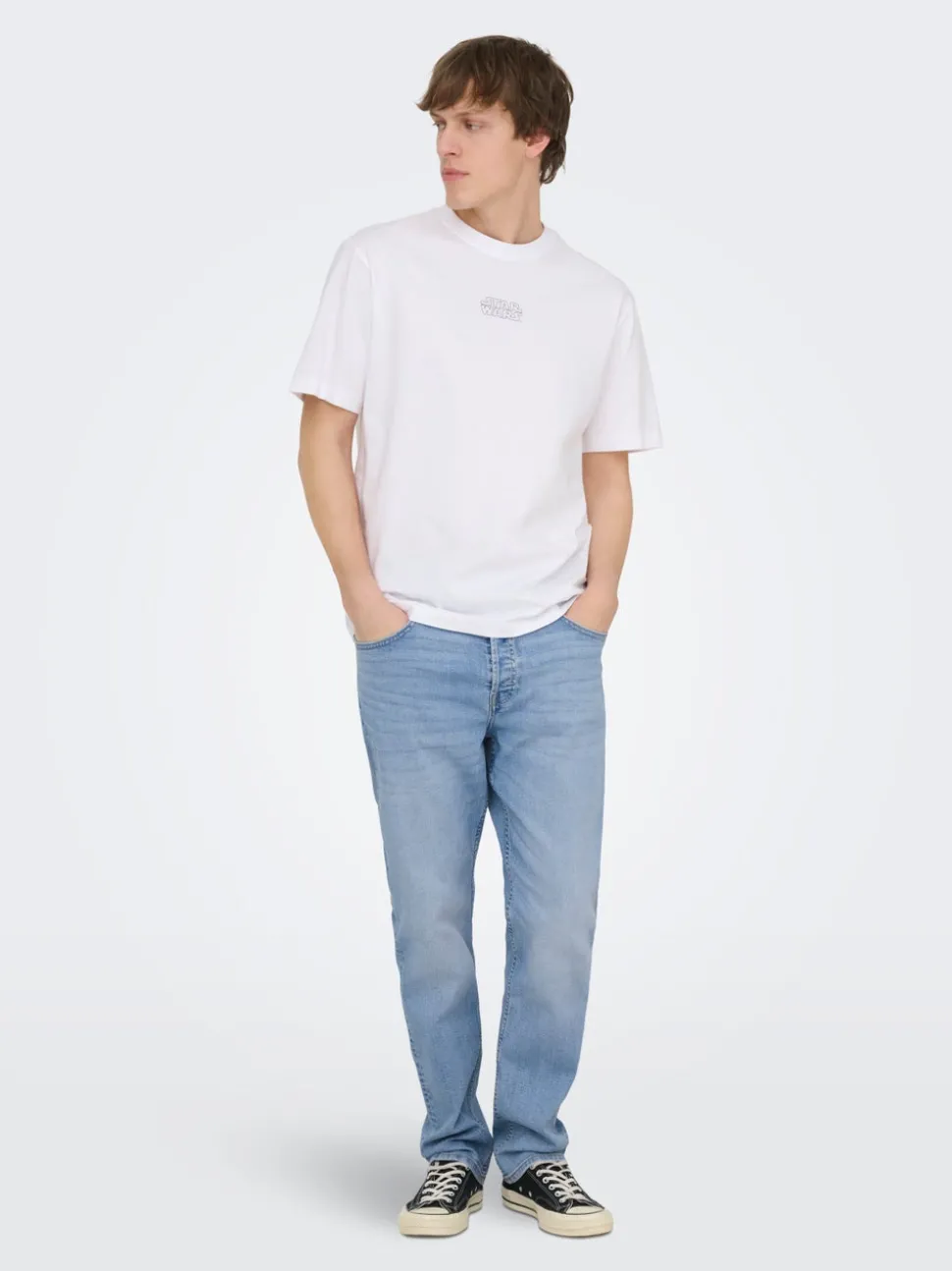 ONSYOKE Middels høy midje Tapered Fit Jeans