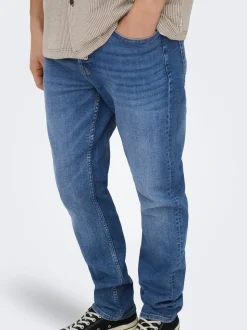 ONSYOKE Middels høy midje Tapered Fit Jeans