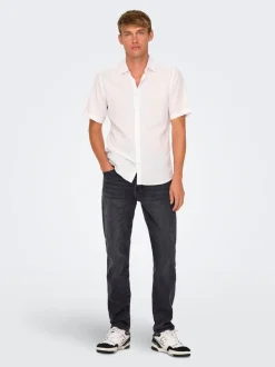 ONSYOKE Middels høy midje Tapered Fit Jeans