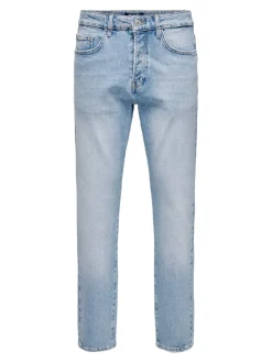 ONSYOKE Middels høy midje Tapered Fit Jeans