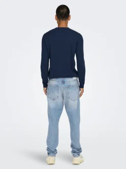 ONSYOKE Middels høy midje Tapered Fit Jeans
