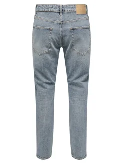 ONSYOKE Middels høyt snitt Tapered Fit Jeans
