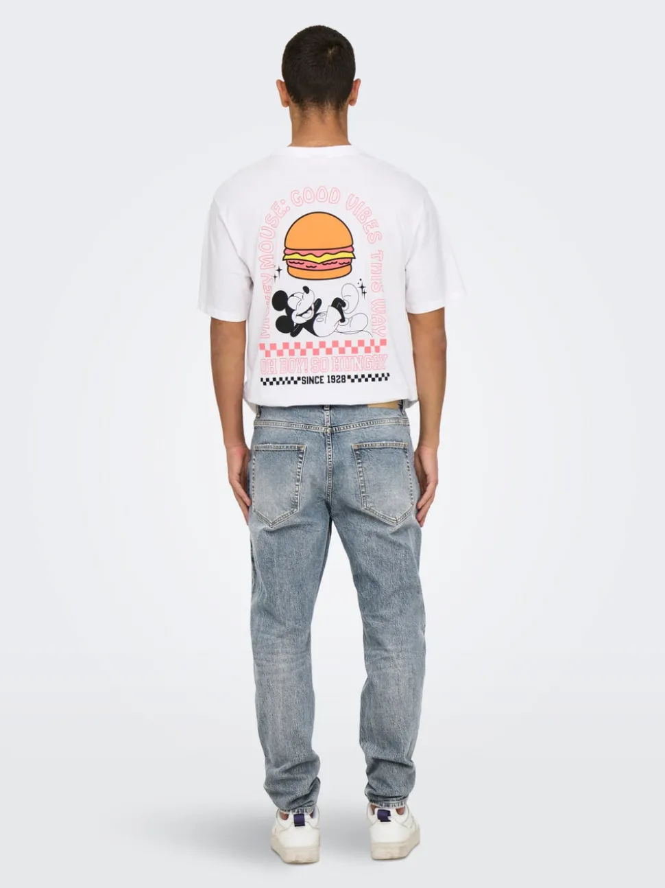 ONSYOKE Middels høyt snitt Tapered Fit Jeans