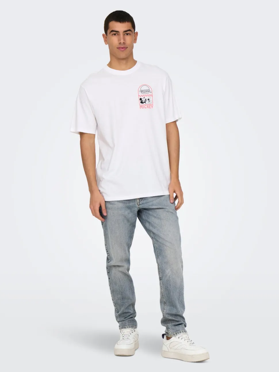 ONSYOKE Middels høyt snitt Tapered Fit Jeans
