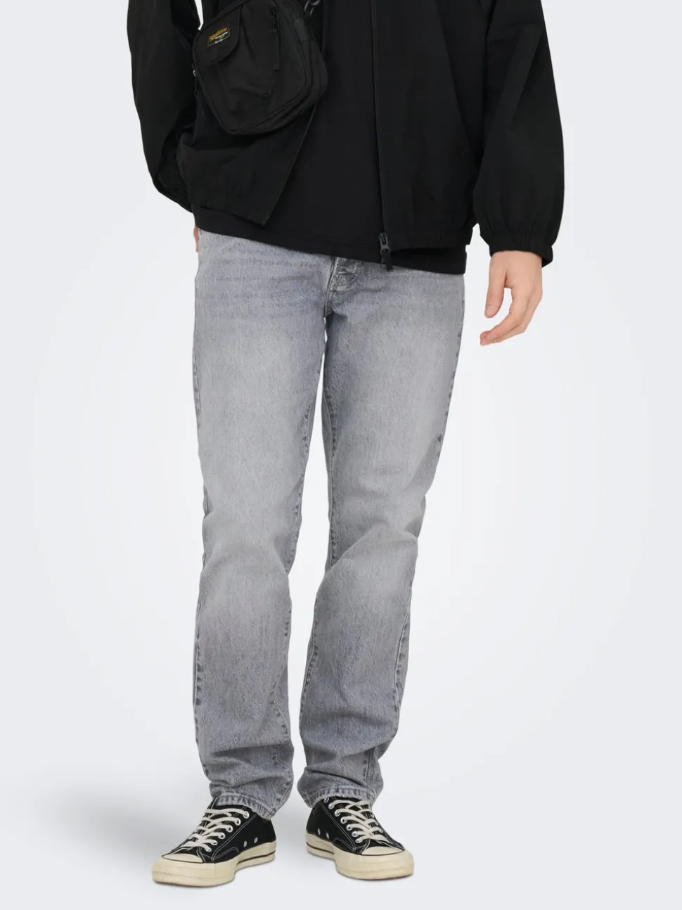 ONSYOKE Middels høyt snitt Tapered Fit Jeans