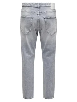 ONSYOKE Middels høyt snitt Tapered Fit Jeans