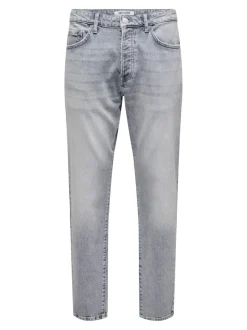 ONSYOKE Middels høyt snitt Tapered Fit Jeans