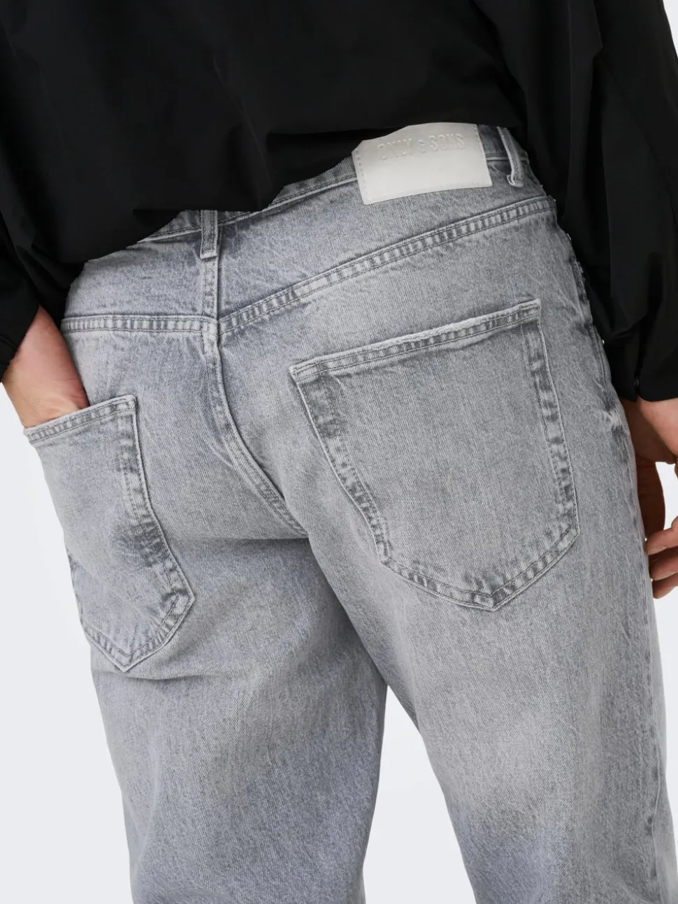 ONSYOKE Middels høyt snitt Tapered Fit Jeans