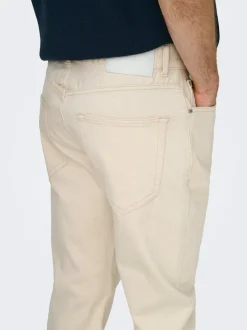ONSYOKE Middels høyt snitt Tapered Fit Jeans