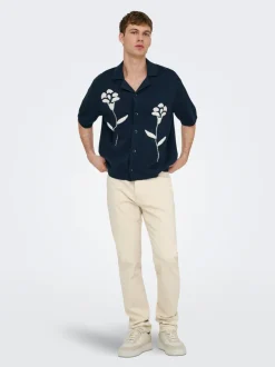 ONSYOKE Middels høyt snitt Tapered Fit Jeans