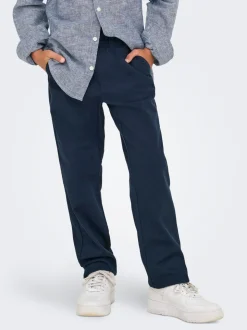 OSJLINUS Tapered Fit Lin Bukser